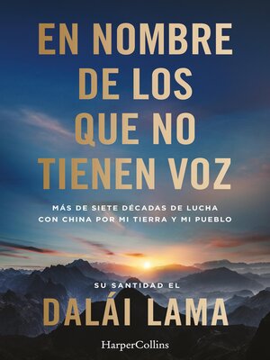cover image of En nombre de los que no tienen voz